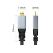 HMH - 240 4K HDTV to Micro HDTV 2.0 Retractable Extension Cable - ROODTUO