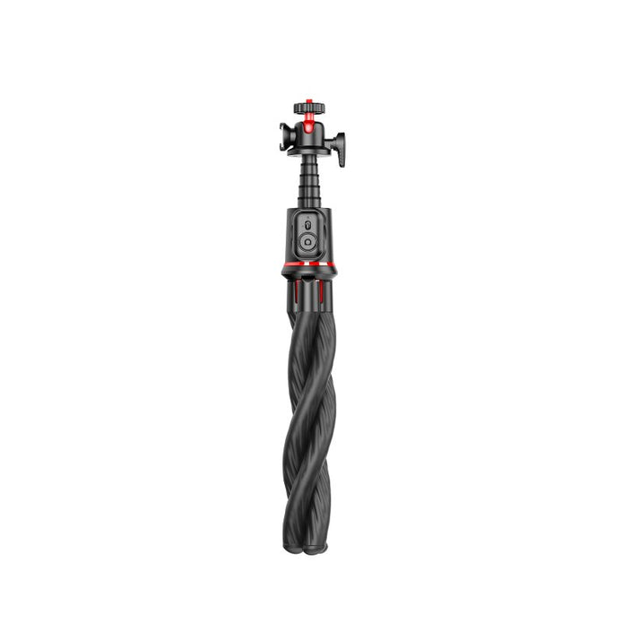 Magic - Pro Flexible Octopus Telescopic Pole Tripod with Cell Phone Clip Selfie Stick - ROODTUO