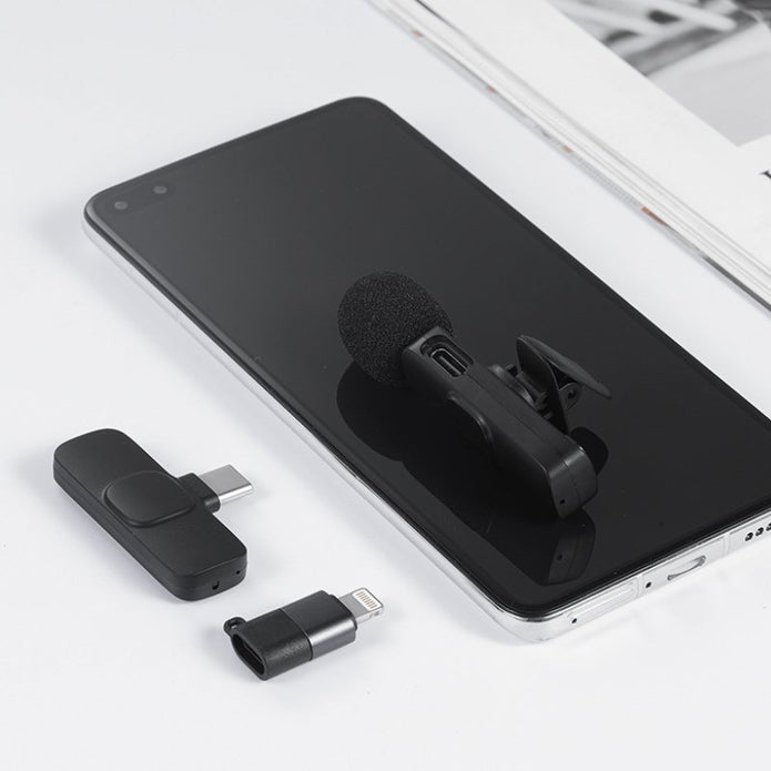 MPC - A Wireless Lavalier Microphone - Compatible with Apple & Type C - ROODTUO