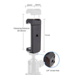 PCJ - R Aluminum Alloy Spring - Loaded Phone Mount with Cold Shoe Mount - ROODTUO