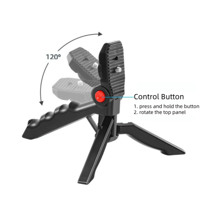 T10F Ultimate Beauty Leg Compact Tabletop Tripod for On - the - Go Photography - ROODTUO