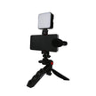 T10F+PCJ - S Beauty Leg Tripod & Dual Cold Shoe 360° Rotating Phone Holder Combo - ROODTUO