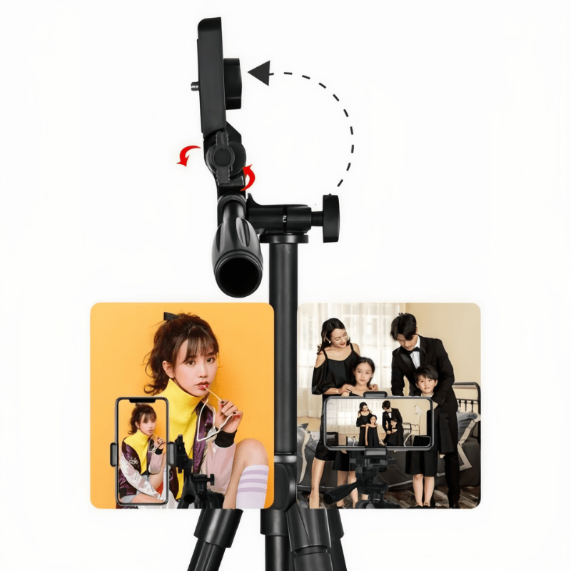 T125 Lightweight and Adjustable Mobile Phone Tripod - ROODTUO