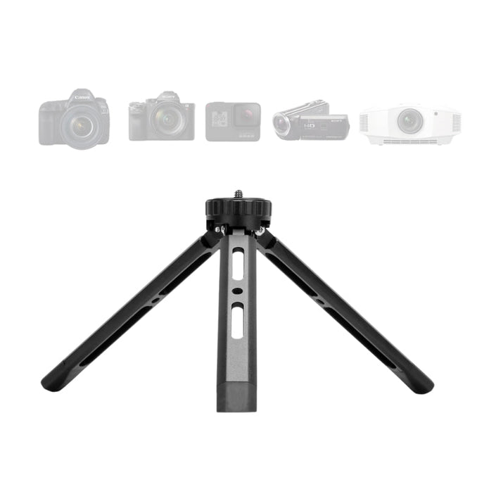 T15F Adjustable Desktop Tripod, 4 Levels, 1/4" Screw Mount - ROODTUO