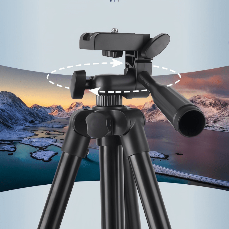 T60 Compact and Lightweight Mobile Phone Tripod - ROODTUO