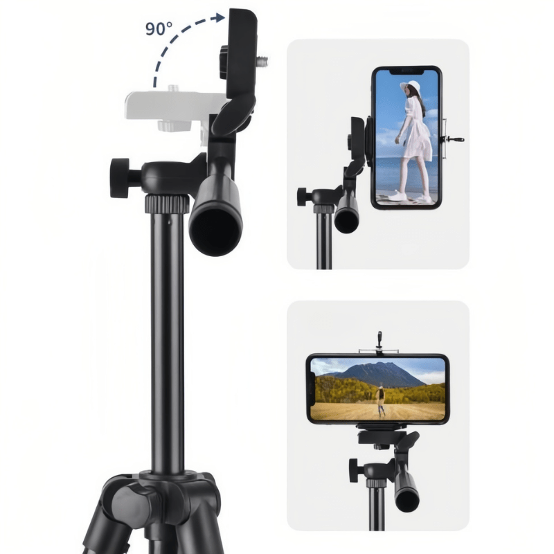 T60 Compact and Lightweight Mobile Phone Tripod - ROODTUO