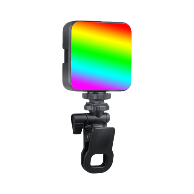 T64RGB Portable Full - color Fill Light Adjustable Brightness and Color Temperature - 3 Modes - ROODTUO